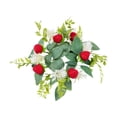thumbnail image 3 of Decoración de mesa de mesa de vela floral decoración del hogar guirnalda artificial para mesa de mesa de mesa accesorios de granja Rojo, 3 of 9