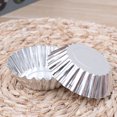 thumbnail image 2 of 36 Pcs Moules à Tartelettes en Alliage d'Aluminium Antiadhésifs Ondulation Réutilisables en Forme de Fleur Cupcake Muffin Moule de Cuisson Moules à Tartelettes, 2 of 8