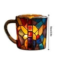 thumbnail image 3 of teapwant Hand Painted Book Shaped Resin Cup Unique Novelty Drinking Mug For Home Decorative Idea, 3 of 8