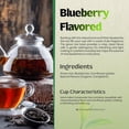 thumbnail image 7 of Blueberry Flavored Green Tea | Loose Leaf Gunpowder Tea - 16oz Resealable Pouch | Pekoe Grade | Fruity Sweet Aroma | Great Hot or Iced | Refreshing Berry Blend | Sri Lanka Uva Region, 7 of 7