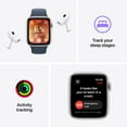 thumbnail image 3 of Apple Watch SE (2nd Gen) [GPS + Cellular 40mm] Smartwatch with Starlight Aluminum Case and Starlight Sport Band - S/M. Fitness & Sleep Tracker, Crash Detection, Heart Rate Monitor, 3 of 9