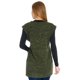 thumbnail image 3 of Chaleco Mujer Largo Holgado Moda Casual Cómodo Olivo verde G Incógnita 330607, 3 of 6