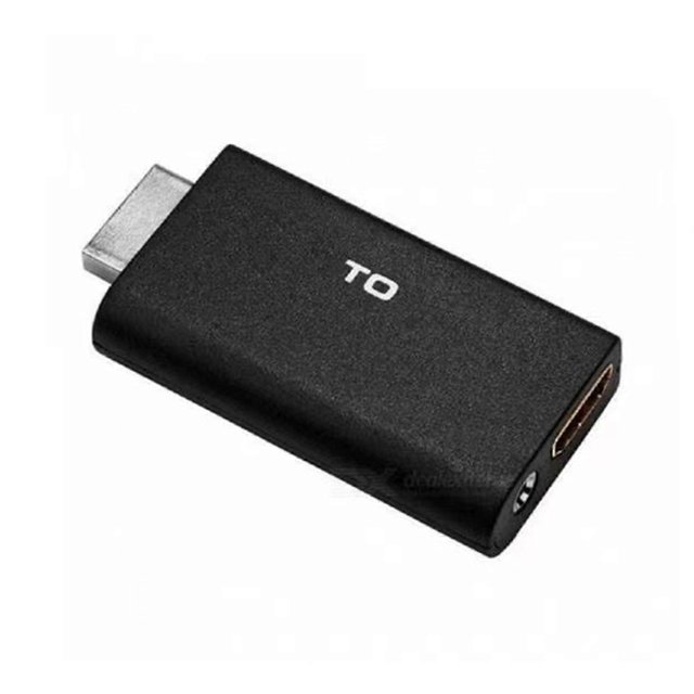 Adapter Stable Performances Audios Video Converter Adapter with 3.5mm Audios Output Metal Shell Adapter