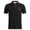 Black, variant on Mens Graphic T-shirts Short Sleeve Polo Shirts Goat Pattern Button Down Lapel Office Summer Top Grey XXL