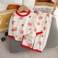 thumbnail image 1 of Pantalones de manga larga de verano para niños, traje de casa, ropa interior totalmente de algodón, pijamas finos para bebés, pijamas, traje con aire acondicionado, 1 of 1