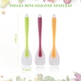 thumbnail image 2 of Juego de espátula y cuchara de silicona, raspador de goma Flexible sin BPA resistente al calor, utensilios de cocina para mezclar y hornear, Juego de 3, 2 of 5
