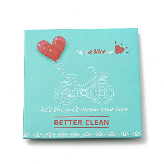 120 pc Microfiber Double-Sided Velvet Cloth for Silver Jewelry Cleaning and Polishing Aqua 48.5x48.5x0.5mm