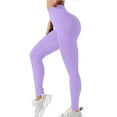 thumbnail image 3 of OVESPORT Women’s Scrunch Butt Lifting Leggings High Waist Seamless Workout Yoga Pants with V Back Tummy Control, 3 of 11