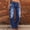 Blue women ripped jeans casual a1, variant on Women Straight Mid Rise Ripped Distressed Casual Jeans Long Pants Vacation Loose Fit Denim Trousers Summer Travel Beach Outfits, Blue L2