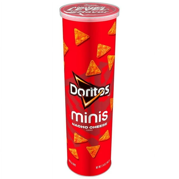 Doritos Minis Tortilla Chips Nacho Cheese 5.25 oz Pack of 2