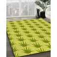 thumbnail image 3 of Ahgly Company Machine Washable Indoor Square Transitional Pistachio Green Area Rugs, 5' Square, 3 of 7