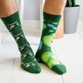 thumbnail image 3 of Friday Sock Co. Mismatched Golfing and Golf Cart Mens Socks, 3 of 4
