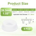 thumbnail image 2 of 8Pack Silicone Hole Plug 39.3mm, White High Temp T Type Rubber Stoppers for 38-39mm Hole, 2 of 7