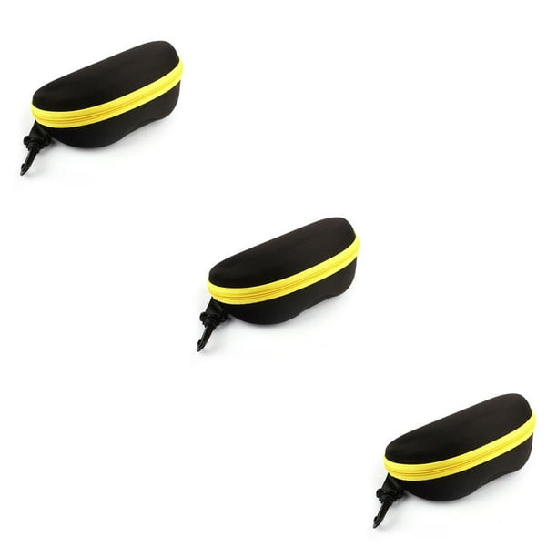 Matsuzay Estuche de almacenamiento para gafas de sol, bolsa para anteojos, organizador impermeable, amarillo Type1 NO1