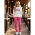 thumbnail image 2 of Set Mujer Sudadera Estampada y Pants Casual Cálido, 2 of 5