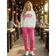 thumbnail image 2 of Set Mujer Sudadera Estampada y Pants Casual Cálido, 2 of 5