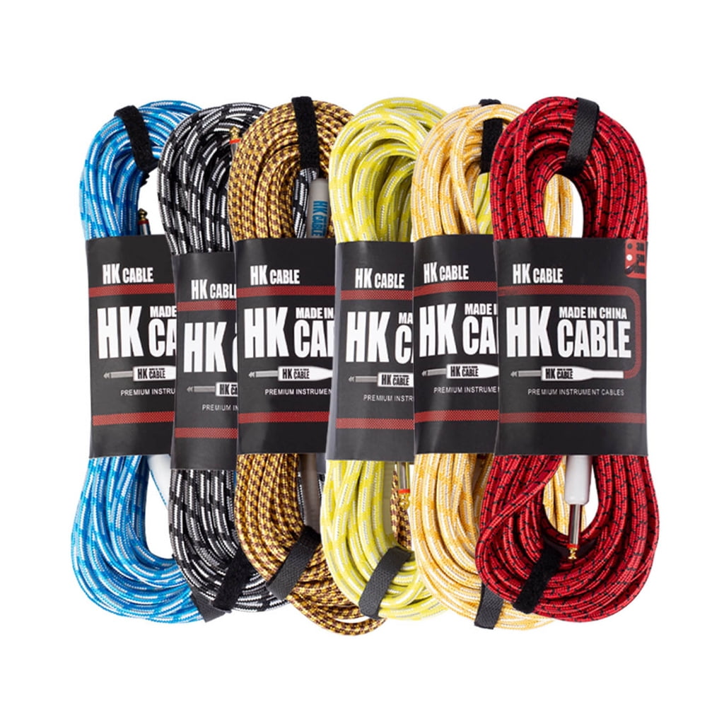 Guitar Cable Bass Cable Professional Guitar Cable Random Color Noise Reduction Cable Suitable for Stage and Studio Use