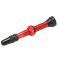 thumbnail image 1 of Tubeless Valve Stems, 40mm Length Bike Tubeless Valve Soft Rubber Base  For Road Bikes Red, 1 of 8
