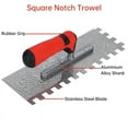 thumbnail image 5 of Squared Trowel 3pcs Set, with Rubber Grout Float,Grout Sponges and Work Gloves,Ideal for Cement, Concrete, Masonry Tile, 5 of 7