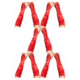 thumbnail image 1 of Guantes florales de encaje Sonducket lentejuelas sin dedos mujer manoplas bordadas hasta El codo Rojo, 1 of 6