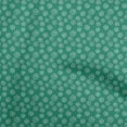 thumbnail image 1 of oneOone Cotton Poplin Teal Green Fabric Orange Sewing Craft Projects Fabric Prints By Yard 42 Inch Wide, 1 of 4