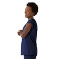 thumbnail image 3 of ave. Nolita Women's Four Pocket Oversized Tunic Scrub Top in Navy, XS, 3 of 6