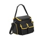 thumbnail image 4 of Bolsa de herramientas con múltiples bolsillos, organizador de herramientas multiusos con divisor desmontable, bolso de mano para carpintero y, 4 of 9