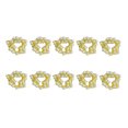 thumbnail image 1 of UDIYO 10Pcs Nail Ornaments Bright Color Sparkling Shiny Visual Effect Creative Shape Wide Application Show Unique Charm Alloy 3D Metal Manicure Decor Nail Accessories for Nail Salo, 1 of 7