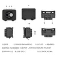 thumbnail image 3 of Mini Camara Deportiva sport De Accion FULLHd 1080p arnes Para Cabeza con Luz Led nocturna linterna para aventuras camping excursion hasta 6 horas de bateria recargable de Gogo Electronics Color Negro, 3 of 7