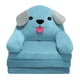 thumbnail image 1 of Sofá infantil plegable de peluche Asija, sillón 2 en 1, con bonito dibujo animado, para sala de estar y dormitorio (sin relleno interior)., 1 of 8
