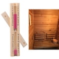 thumbnail image 3 of Sauna Termómetro Higrómetro,Sauna Termómetro Higrómetro 2 En 1 Madera De Pino,Accesorios de sala de sauna digital Higrotermógrafo,Equipo de higrómetro de termómetro de sauna de, 3 of 7