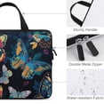 thumbnail image 3 of Werpe Butterflies Neoprene Laptop Carrying Bag Diving Fabric Tablet Cover 13inch, 3 of 5
