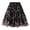 Black, variant on Michellecmm Women Floral Skirt Irregular Flowy A-line Midi Skirt for Travel