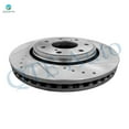 thumbnail image 4 of Set of 8 Front 350mm Drilled Slotted Brake Disc Rotors-Ceramic Brake Pad Kit-Wheel Hub Bearing Assembly For 2011-2014 Ford F-150, 4 of 10