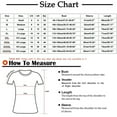 thumbnail image 3 of CHUANK Womens Plus Size Tops Clearance Womens Plus Size Gradient Color V-Neck Short Sleeve T-shirt Tops Blouse, 3 of 5