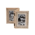 thumbnail image 6 of DecMode 3-Opening 4" x 6" Beaded Brown Photo Frame, 6 of 9