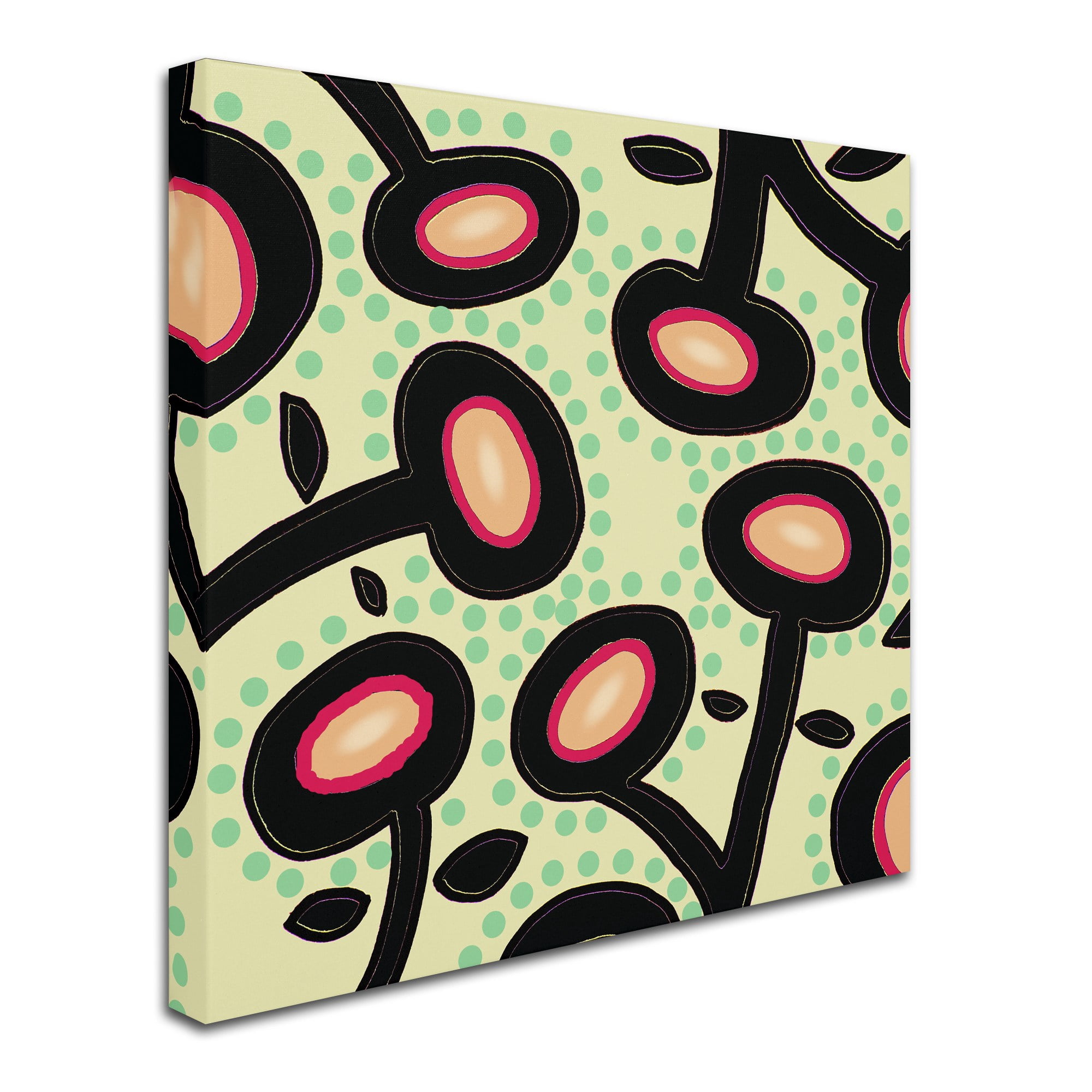 Trademark Fine Art "Mon Jardin" Canvas Art by Sylvie Demers