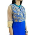 thumbnail image 2 of Atasi Womens Straight Short Readymade Salwaar Kameez Mandarin Collar Kurti, 2 of 8