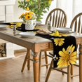 thumbnail image 2 of Bee Sunflower Table Runner Table Runner, Spring Summer Seasonal Kitchen Dining Table Decoration for Indoor Outdoor Home Party Decor 13 x 72 Inch, 2 of 3
