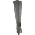 thumbnail image 2 of Bella Vita Womens Troy II Plus Leather Wide Calf Knee-High Boots, 2 of 5