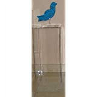 Displays2buy Clear 12" x 12" x 32"h Art Sculpture Stand Acrylic Pedestal Display