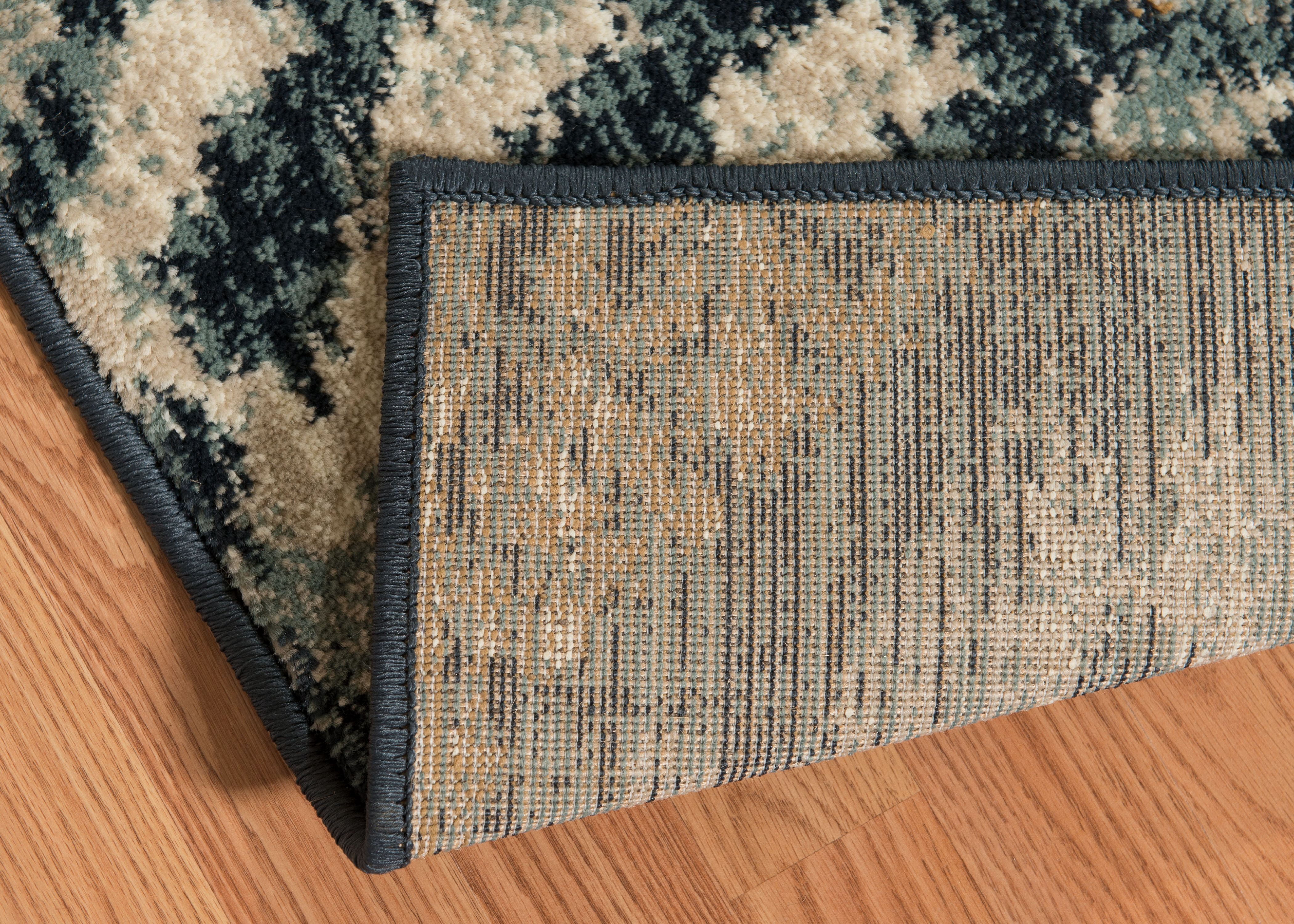 United Weavers Amarna Verazanno Distressed Navy Woven Olefin Area Rug or Runner
