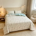 thumbnail image 6 of RBCKVXZ Cute Printed Lightweight Quilt, 90"x79" Soft Breathable All Season Reversible Bed Blanket for Bedroom Dorm Home Bedding Decor, 6 of 7