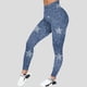 thumbnail image 1 of MKLEKYY Leggings para mujer, pantalones de yoga brillantes con estampado completo y largo Mardi para mujer, 1 of 4