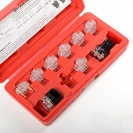 - 9 Piece Fuel Injection NoID Light Tester Testing Tool Set Kit Lite Injector