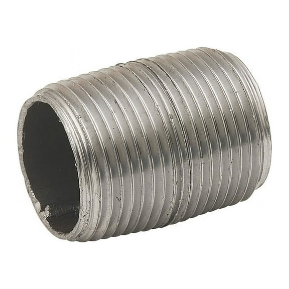 B & K 571-001BC Galvanized Nipple  4 in. x Close