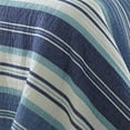 thumbnail image 4 of Levtex Home - Camps Bay Quilt Set -King Quilt + Two King Pillow Shams - Striped Coastal Pattern In Navy and Blues - Quilt Size (106 x 92") and Pillow Sham Size (36 x 20") - Reversible Pattern - Cotton, 4 of 6