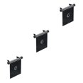 thumbnail image 1 of Justharion Black Garbage Can Auto Organizer With Phone Holder Plastic Portable Removable 3Set, 1 of 6