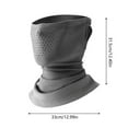 thumbnail image 3 of Neck Gaiter Headwear For Cold Weather Cycling And Outdoor Sports Thermals Lining Breathable Fleece Ear Band Face Mask, 3 of 9