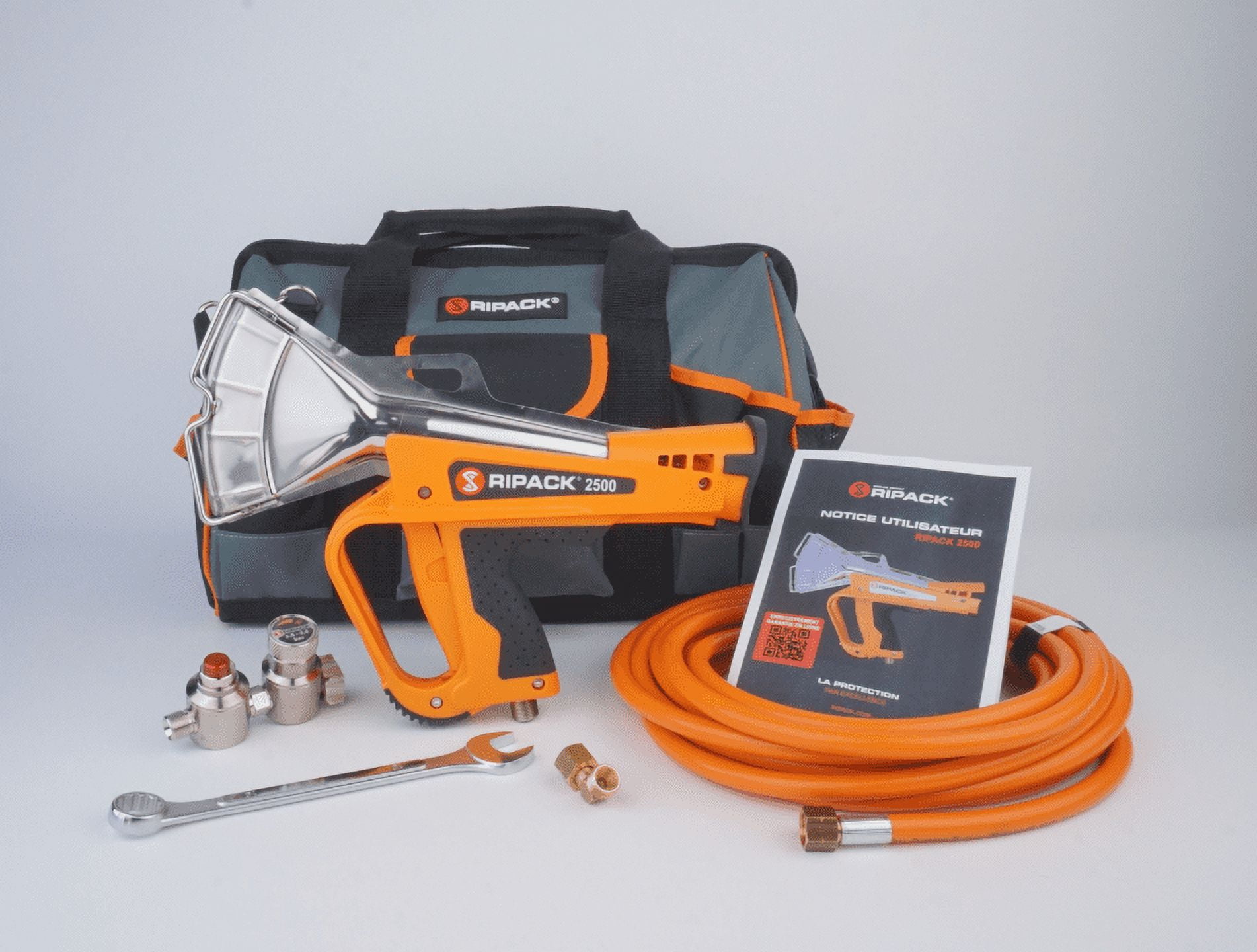 Ripack 2500 Heat Gun Kit - Heat Gun, Case & Pressure Regulator